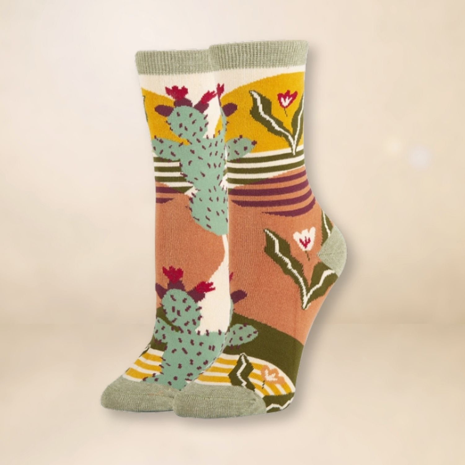 socks cactus Sol de Cactus Socks