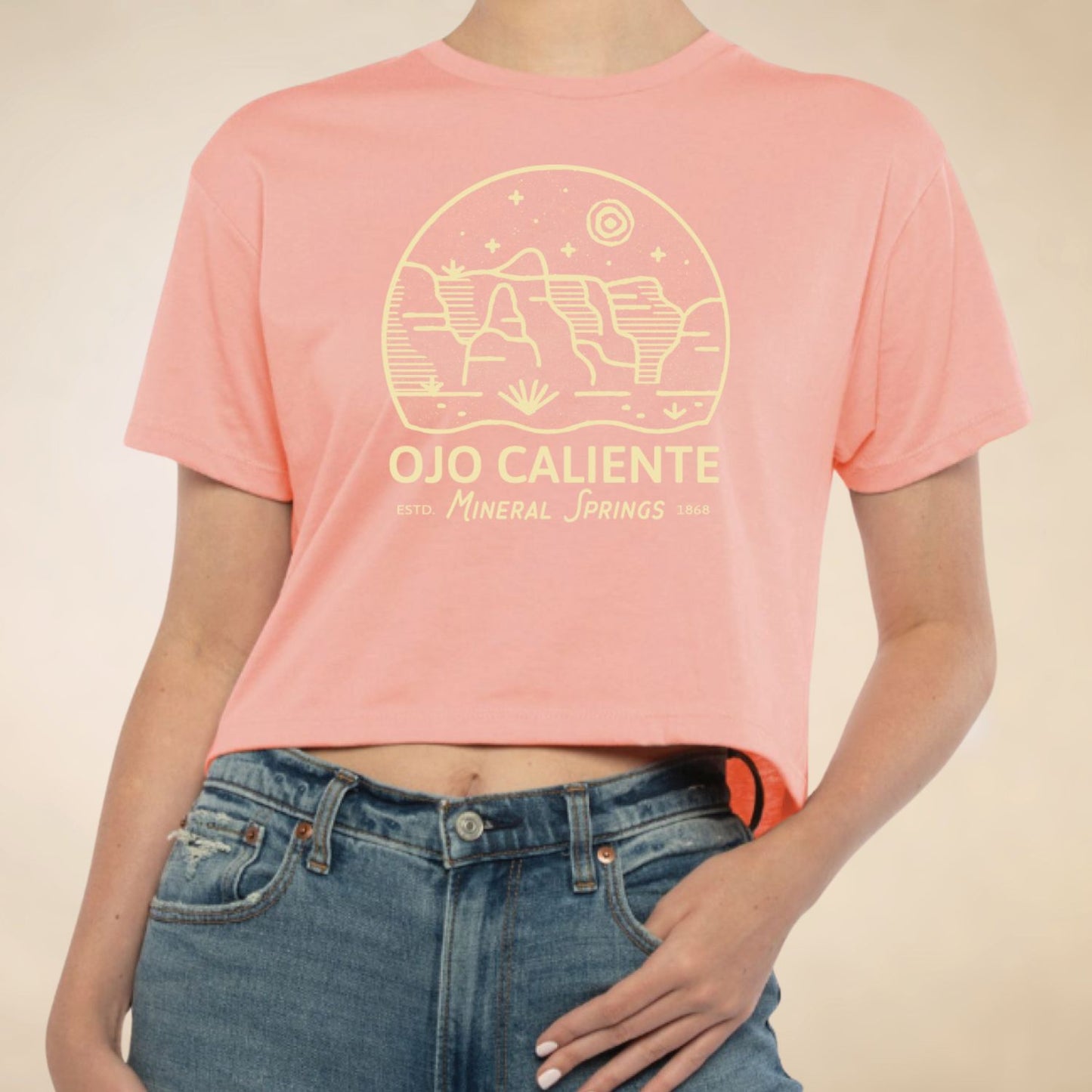 Ojo Caliente Landscape Crop Tee - Assorted