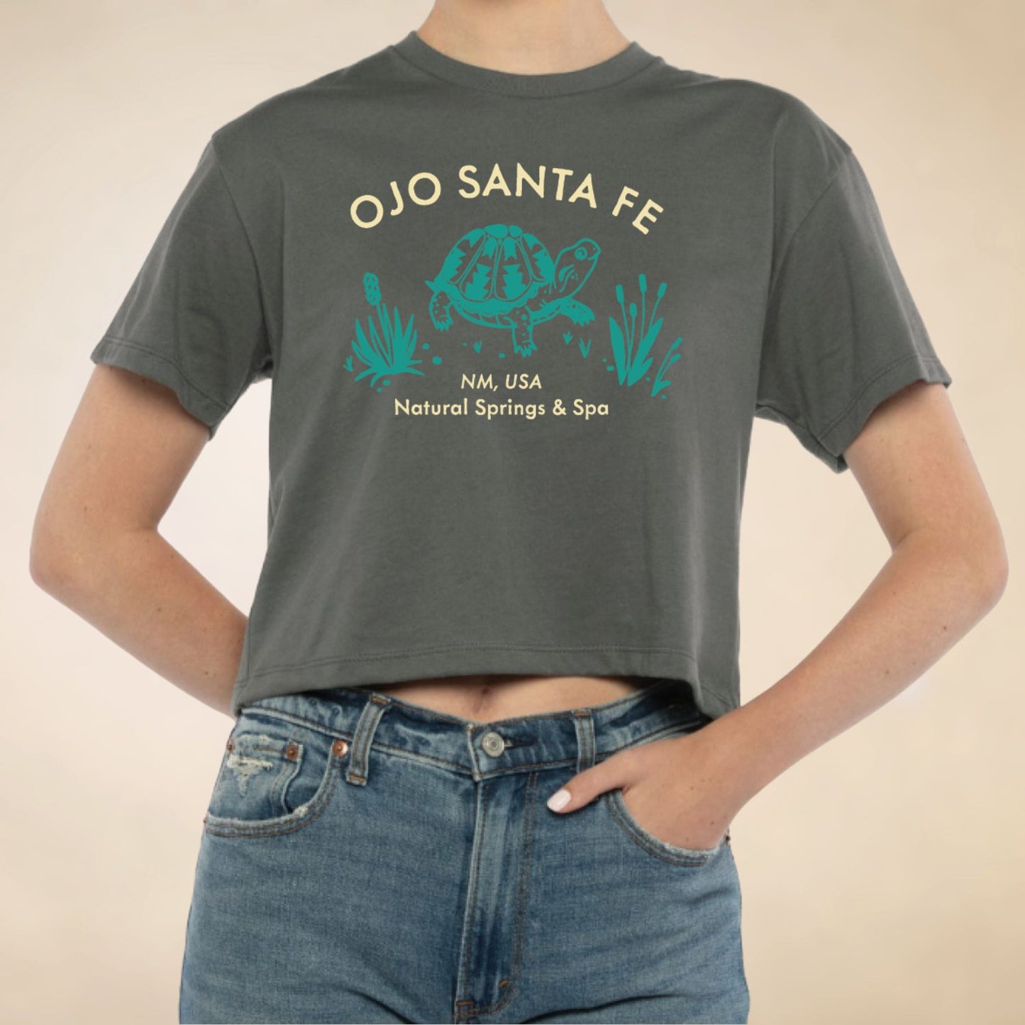 Ojo Santa Fe Tortoise Crop Tee - Assorted