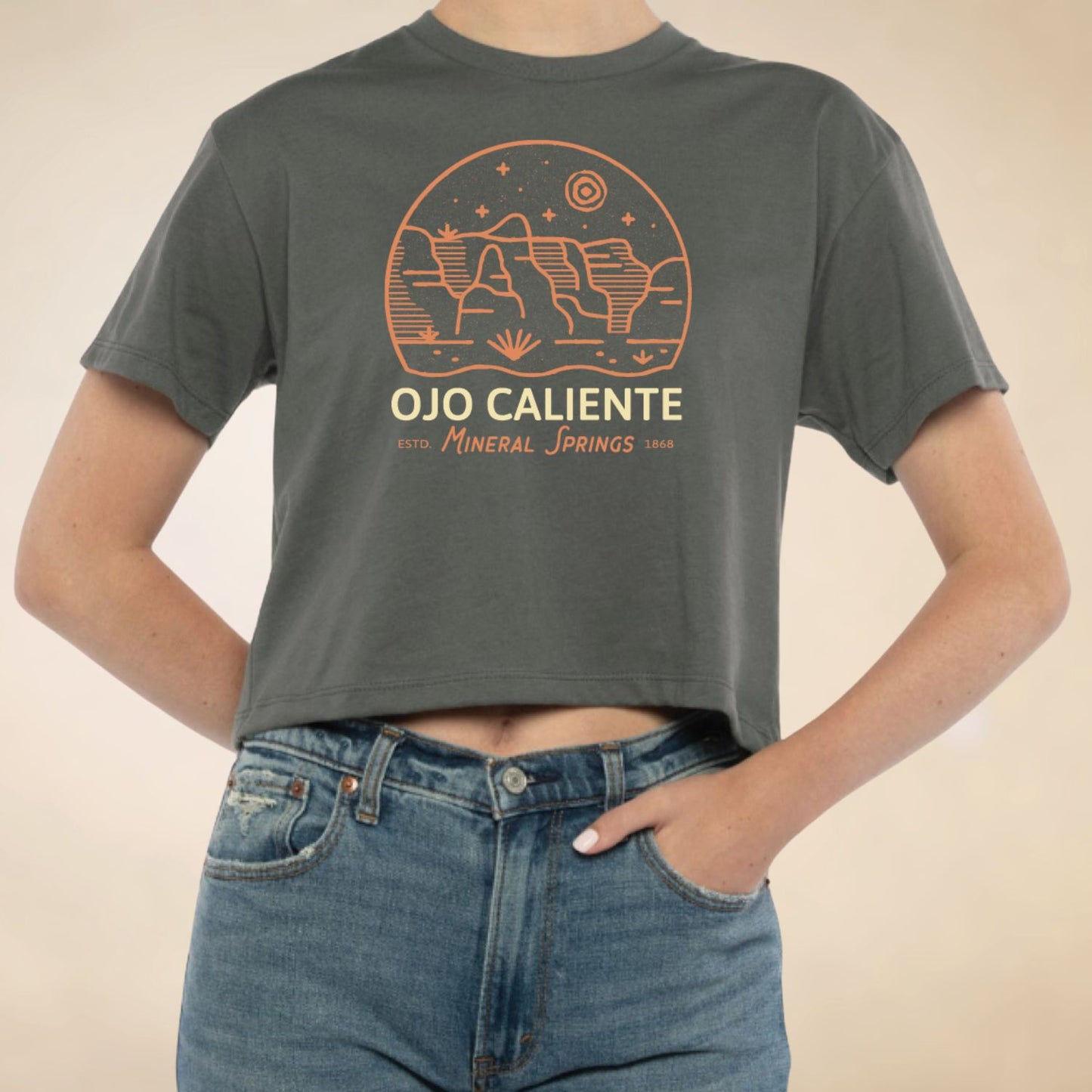 Ojo Caliente Landscape Crop Tee - Assorted