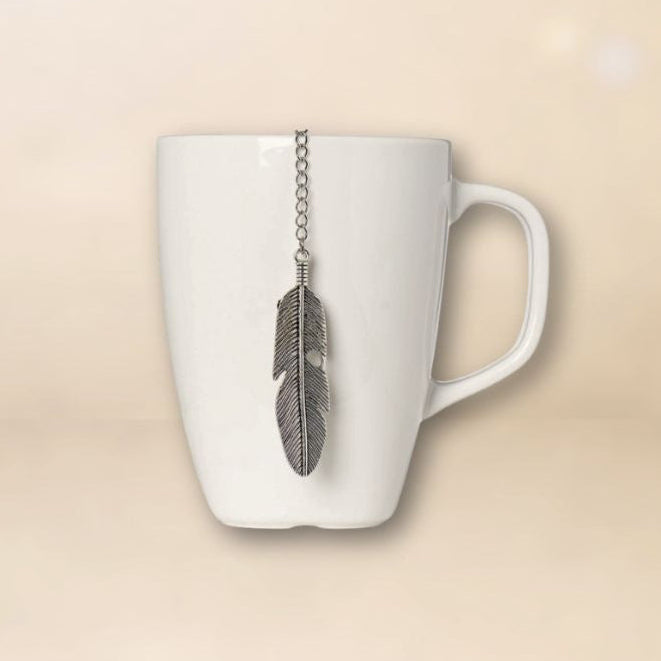 Loose Leaf Tea Infuser - Feather Charm