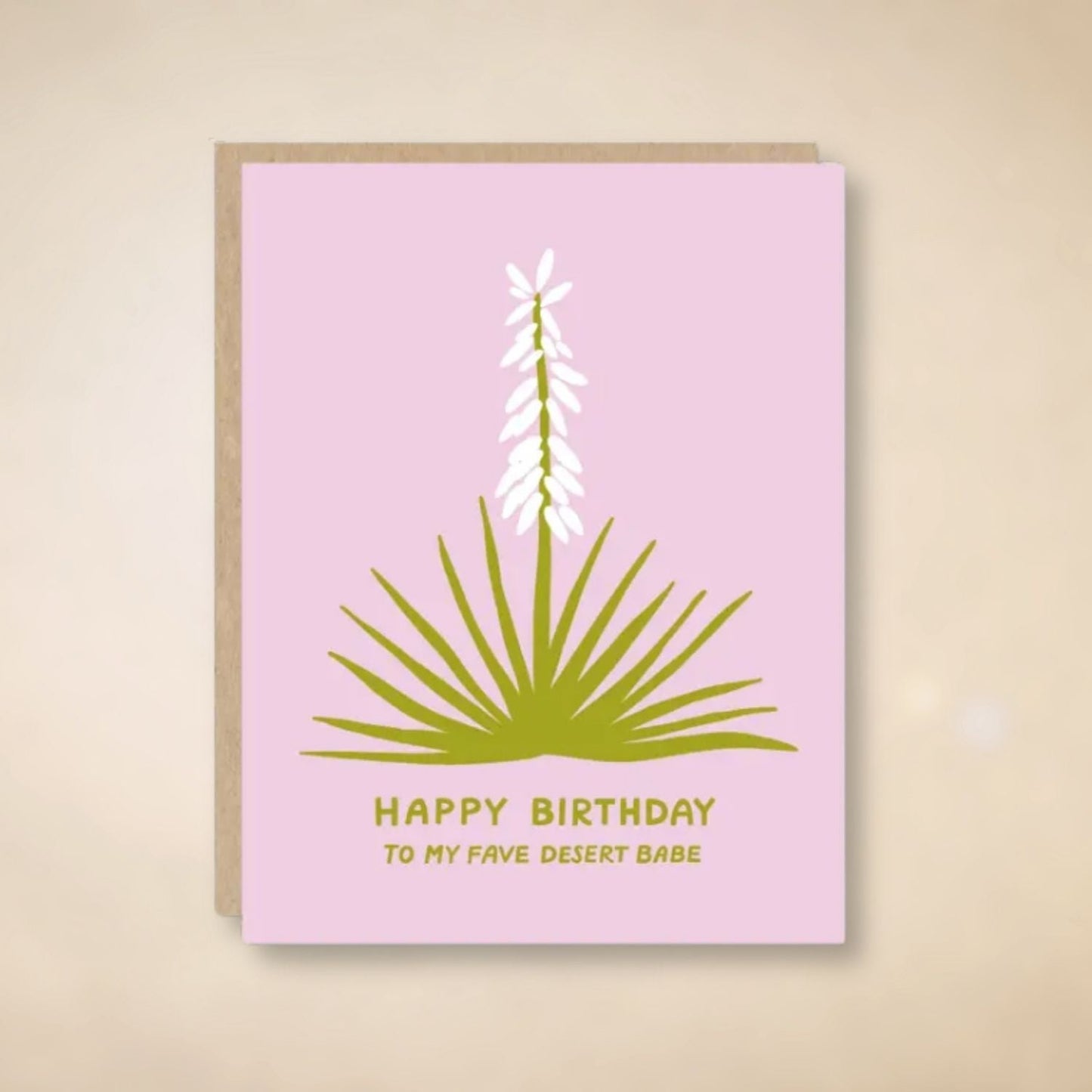 Happy Birthday Desert Babe Card