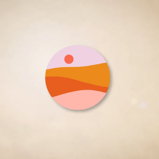 Desert Sunset  Sticker